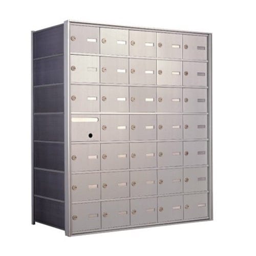 CAD Drawings American Postal Manufacturing Co. Front Loading 34-Door Horizontal Mailbox